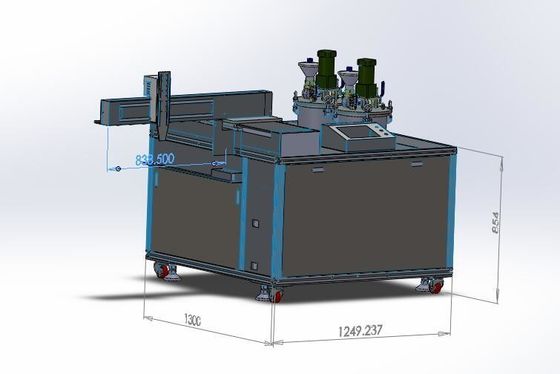 Stable 3 Axis Automatic AB Glue Potting Machine Conveyor Robot LED Lamp PU Silicone Resin Dispensing and AB Filling Machine