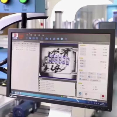 Online Visual Glue Filling and Drying Production Line with Drivers Dispensing Machine