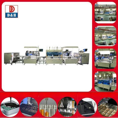 Online Visual Glue Filling and Drying Production Line with Drivers Dispensing Machine