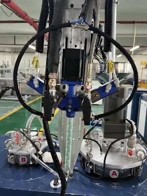 AB Epoxy Mixing Stirring Made Easy 2 Components Potting Machine with Screw Dispenser