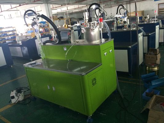 Digital display fluid dispensing semi-automatic industrial precision dispenser 2 part resin mixing machine with hand gun