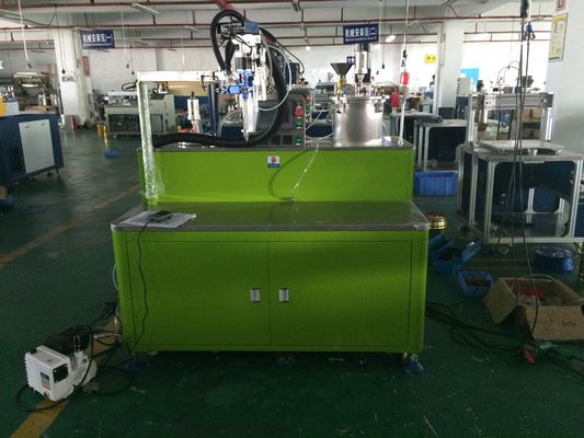 Digital display fluid dispensing semi-automatic industrial precision dispenser 2 part resin mixing machine with hand gun