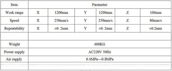 Teach Pendant Touch Screen Automatic Spray Glue Machine for Solid Glue 50 KG Programming