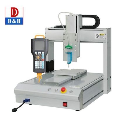 3 axis automatic desktop dispenser liquid syringe glue dispensing robot portable glue applicator