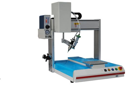 3 axis automatic desktop dispenser liquid syringe glue dispensing robot portable glue applicator