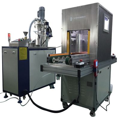 Vacuum potting dispensing machine AB casting in vacuum chamber vacuum machine for two component liquids transformer