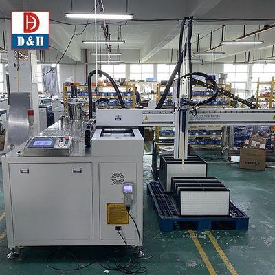 2 part polyurethane machine for filtration bonding epoxies dispensing dosing machine Filter end lid potting automation