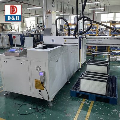 2 part polyurethane machine for filtration bonding epoxies dispensing dosing machine Filter end lid potting automation