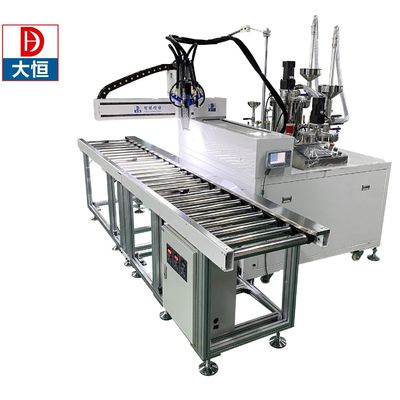 Conveyor Production Line 2 Part Glue Potting Machine with 40L Tank Capacity and Heating