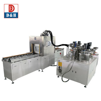 Vacuum Two Component Potting Machine for Electronics Packaging Material Polywood-case