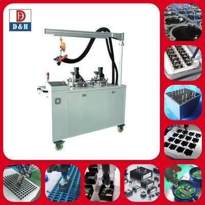 Double Cylinder Plunger Pump 2K DOS Manually Epoxy Glue Dispenser AB Glue Dosage Machine