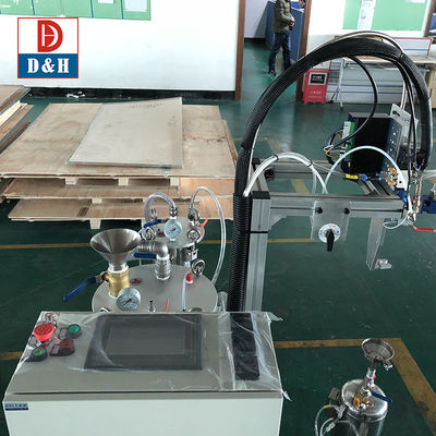 Semi-automatic glue dispenser A B mixed Doming liquid glue distribution for epoxy resin