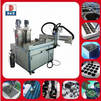 Case Packaged XYZ Resin And Hardener Dosing System AB Glue Dispensing Potting Machine